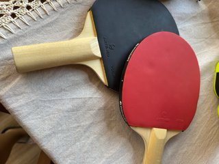 Raquetas de ping pong con funda