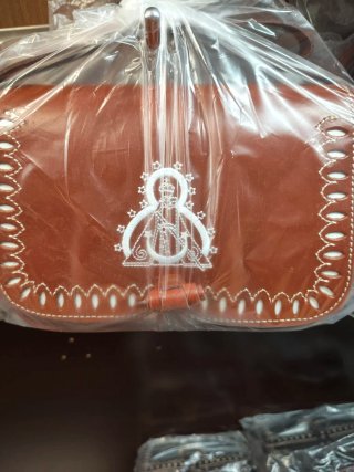 Bolso Cuero Virgen de la Cabeza