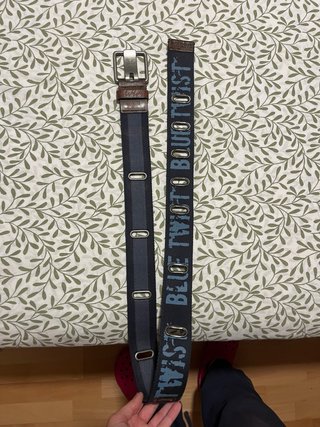Cinturón Blue Twist Hombre