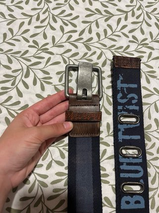 Cinturón Blue Twist Hombre
