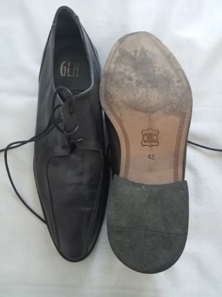 Zapatos de vestir GLN negros talla 43