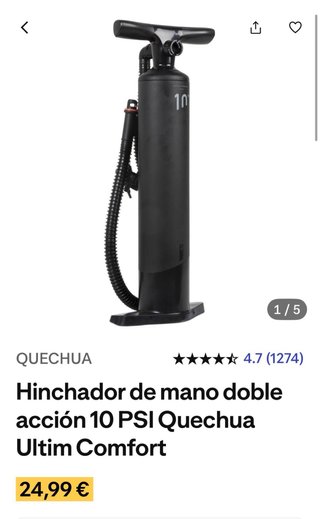 Tienda campaña hinchable 4 personas