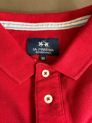 Polo La Martina Rojo Talla M