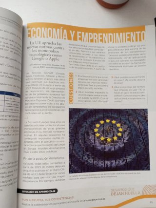 Libro Economía y Emprendimiento 4 ESO Anaya