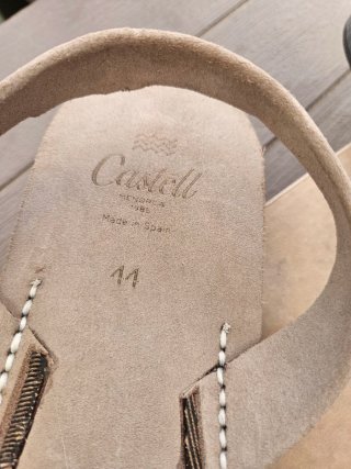 Sandalias Castell Hombre Beige Talla 44