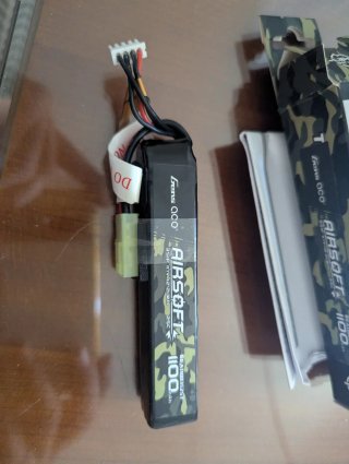 Batería Lipo Airsoft 11.1V 1100mAh 25C Gens Ace