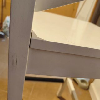 Silla alta Ingolf blanca Ikea