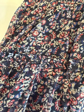 Falda estampada floral
