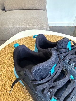Zapatillas niño negras y azules