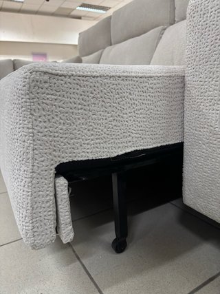 Sofá Chesslong Gris/Beige Asientos De arrastre