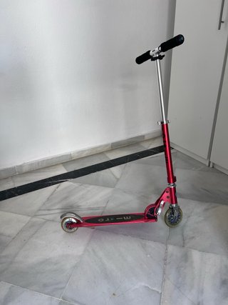 Patinete Micro Plegable 2 Ruedas Rojo