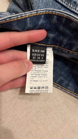 Minigonna Shein Denim Cargo