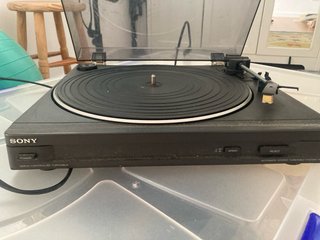 Tocadiscos Sony Negro