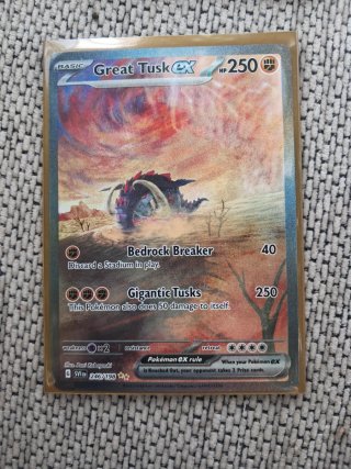 Carta Pokémon Great Tusk EX 246/198