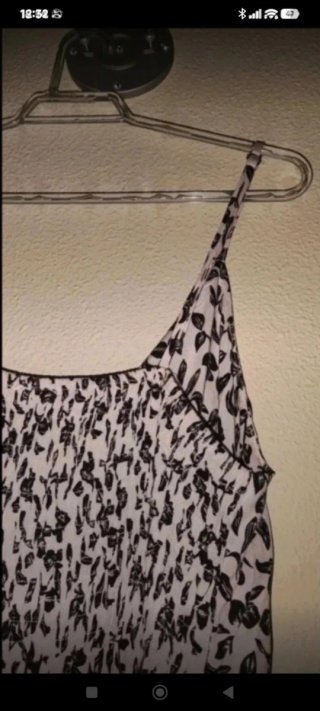 Vestido de tirantes estampado