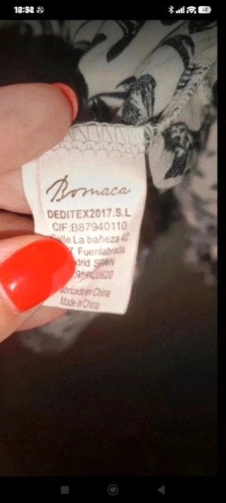 Vestido de tirantes estampado