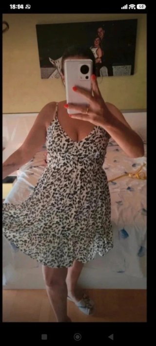 Vestido de tirantes estampado