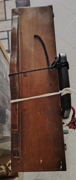 Vetrinetta in legno e vetro