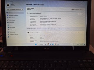 Portátil Acer Aspire 5742Z Negro