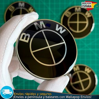 Emblemas BMW 65mm x4 Tapacubos Centro Llantas