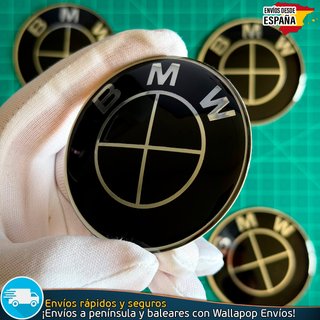 Emblemas BMW 65mm x4 Tapacubos Centro Llantas