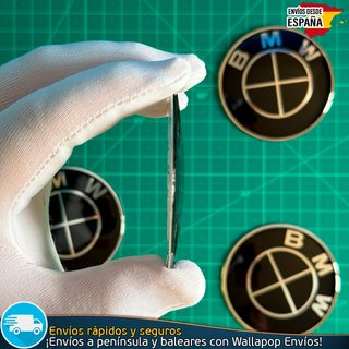 Emblemas BMW 65mm x4 Tapacubos Centro Llantas