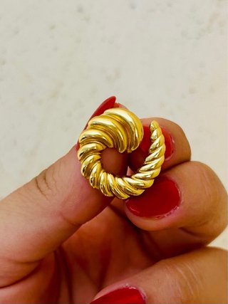 Orecchini donna oro a spirale