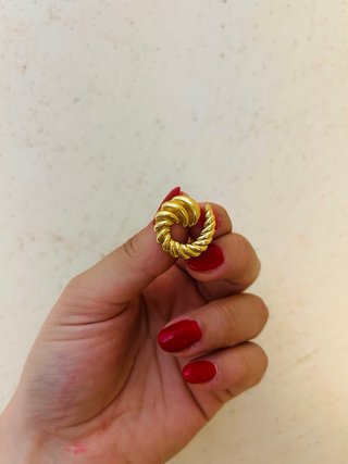 Orecchini donna oro a spirale