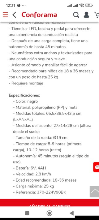 Quad Eléctrico Honda 250X Infantil