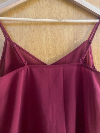 Vestido rojo plisado Pepe Jeans forro ajustable