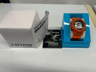 Reloj Calypso K5772/1 Analógico Digital Naranja
