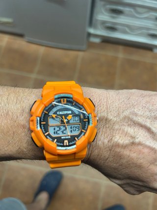 Reloj Calypso K5772/1 Analógico Digital Naranja