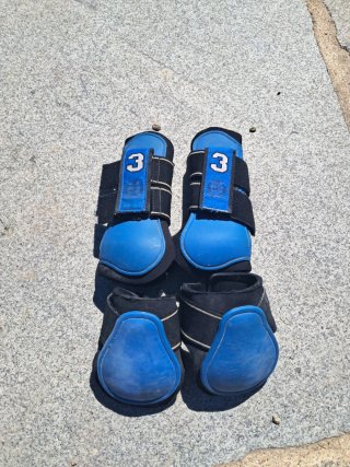 Protectores caballo azules