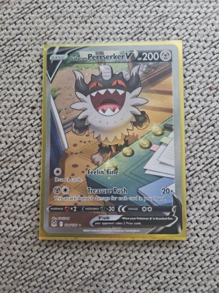 Carta Pokémon Galarian Perrserker V 184/196