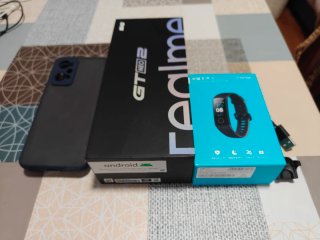 Móvil Realme Negro con pulsera honor 4