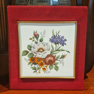 Lote 2 Cuadros Florales Vintage