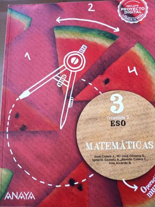 Libro Matemáticas 3° ESO