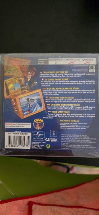 Crash Bandicoot XS GBA Nintendo