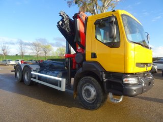 Renault KERAX 370-CAMIONES GANCHO+GRUA