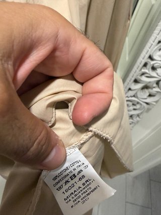 Abito donna cotone beige nuovo