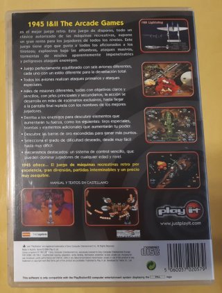 1945 I&II The Arcade Games PS2 PlayStation 2