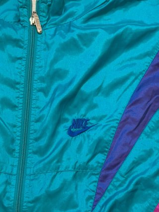 Chaqueta Nike 90s Windbreaker Teal Púrpura