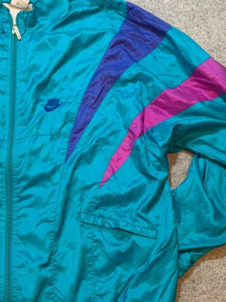 Chaqueta Nike 90s Windbreaker Teal Púrpura