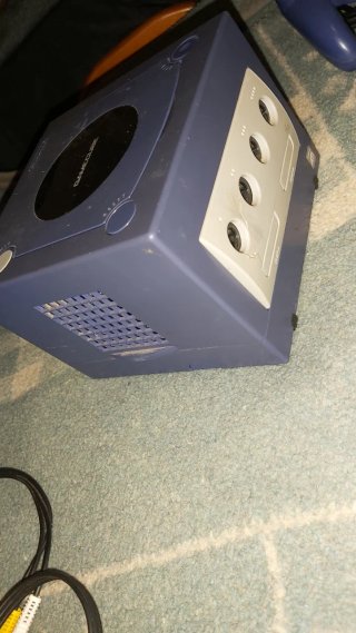 Consola GameCube Morada Nintendo leer