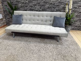 Sofá Cama Terciopelo Gris