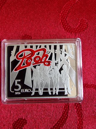 San Marino: Pooh - 2026 - 5 euro + francobollo