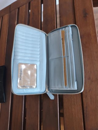 Cartera vaquera gris nueva