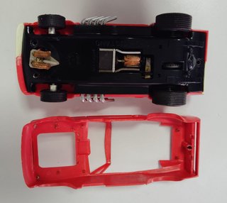 Scalextric Ford Mustang Exin Rojo