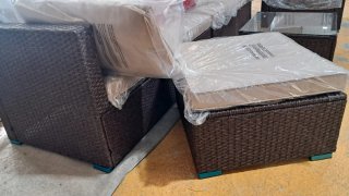 Conjunto de Muebles de Jardín Ratán