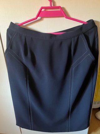 Conjunto mujer blanco camisa y falda
